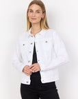 Jeansjacke in Weiß