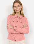 Jeansjacke in Peach