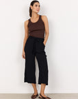7/8 Culotte in Schwarz