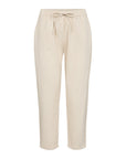 7/8 Hose in Leinenoptik in Creme