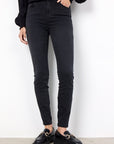 Jeans 10B in Schwarz-Grau