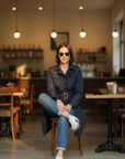 Trench Coat in Blau