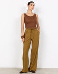 Geripptes Top in Toffee