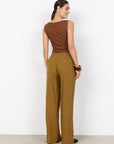 Geripptes Top in Toffee