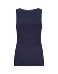 Geripptes Top in Navy