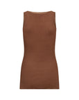 Geripptes Top in Toffee