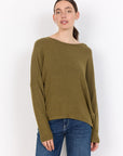 Pullover in Olive