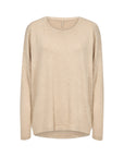 Pullover in beige-meliert