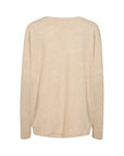 Pullover in beige-meliert
