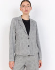 Basic Blazer mit Karomuster