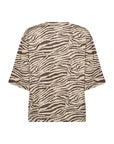 Banu Shirt mit 3/4 Ärmel mit Zebraprint