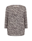 Zebra Shirt mit 3/4 Ärmeln