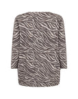 Zebra Shirt mit 3/4 Ärmeln