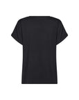 * Glitzer Courage Shirt in Schwarz