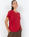 Edles Sparkling Moments Shirt in Rot