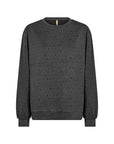 Banu Pullover mit funkelnden Steinchen in Anthrazit