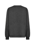 Banu Pullover mit funkelnden Steinchen in Anthrazit