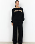 * Amazing Sweatshirt mit Rundhalsausschnitt in Schwarz