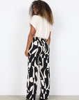 Kurzarm Glanz-Bluse in Beige