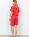 Banu Shirt in Erdbeerrot