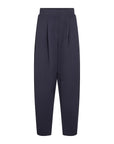 Edle Hose mit plissierter Vorderseite in Navy