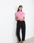 Edle Hose mit plissierter Vorderseite