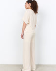 Transparentes Shirt in Creme