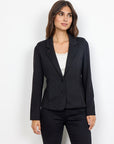 Basic Blazer in schwarz