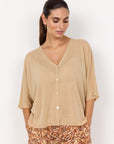 feiner Cardigan kurz in Sand