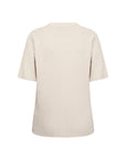 Strick-Shirt in Creme