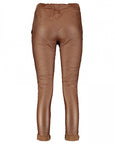 Vegane Lederhose in Camel