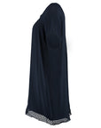 Leichtes Kleid in Navy PLUS SIZE