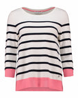 Leichter Pullover mit Streifen