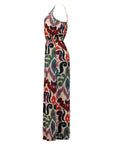 Farbenfrohes Viskose Kleid