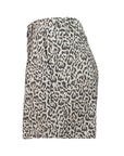 Leinen Shorts in Leo-Optik
