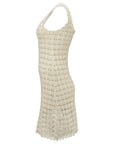 Häkelkleid in Creme