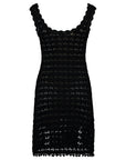 Häkelkleid in Schwarz