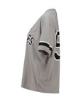 Baseball-Style Shirt in Grau
