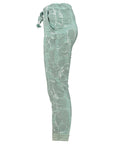 Joggpants mit Print in Grün