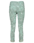 Joggpants mit Print in Grün