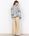 Jacke mit botanischem Druck