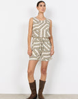Shorts mit geometrischem Print