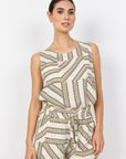 Top mit geometrischem Print
