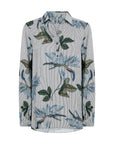 Viskose Bluse mit edlem Blumendruck