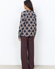 Edle Bluse mit Muschelprint