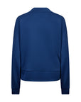 Pullover mit locker fallendem Ausschnitt in Blau
