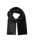 Schwarzer Puschel-Schal