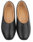 Ballerinas mit weicher Sohle in Schwarz