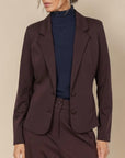 Basic Blazer in Aubergine