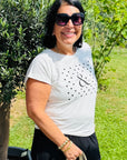 Shirt in Weiß 'I can & I will'